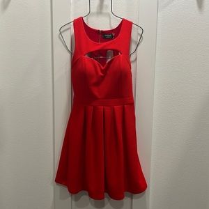 Size 4 Small Red Guess Skater Dress